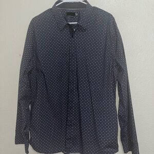 G by Guess Men's Long Sleeve Size XXL Cotton Geometric Print EUC
